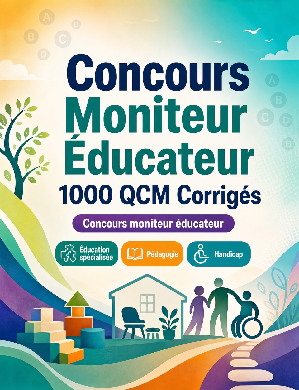 Concours Moniteur Éducateur 2026-2027 : 1000 QCM Corrigés Concours Moniteur Éducateur 2026-2027 : 1000 QCM Corrigés — Préparation au concours : QCM Sciences, Anatomie, Soins, Pharmacologie, Sécurité patient et entraînement aux épreuves pour réussir